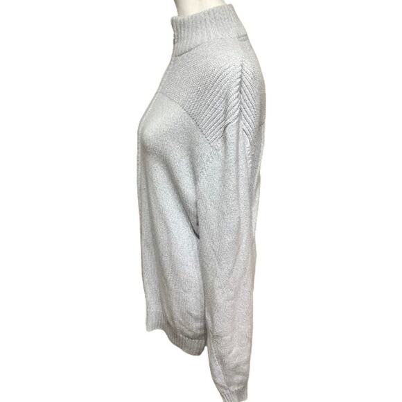 Structure Light Blue Zip-Up Sweater - Sz L, Cozy, Casual, Winter Fashion - Picture 2 of 6